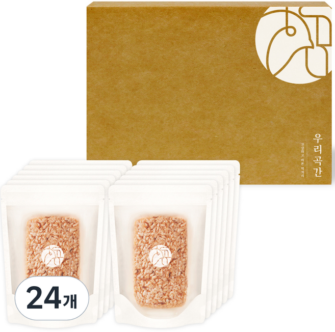 우리곡간 누룽지 1호 선물세트, 120g, 24개