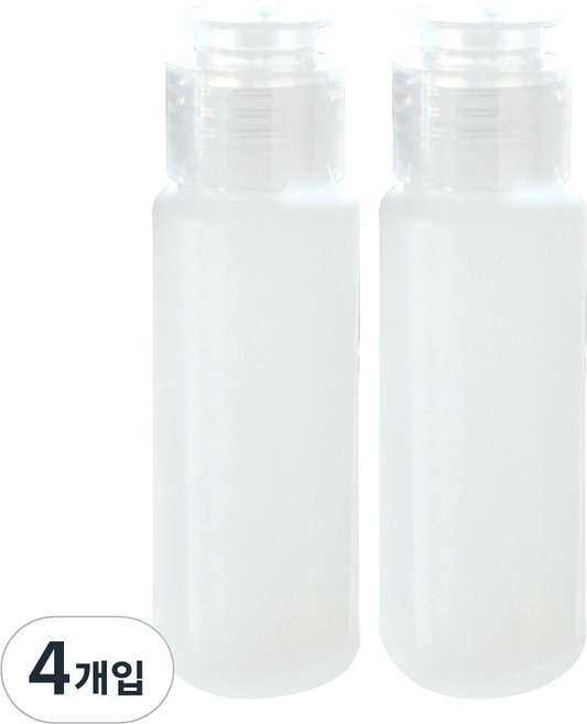 이글코리아 PE용기 50ml, 투명, 4개