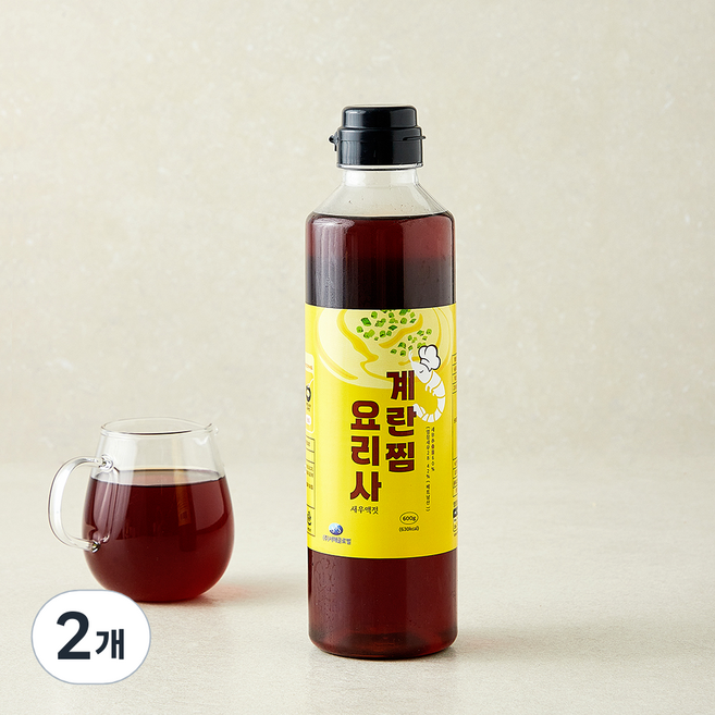 계란찜요리사 새우액젓, 600g, 2개