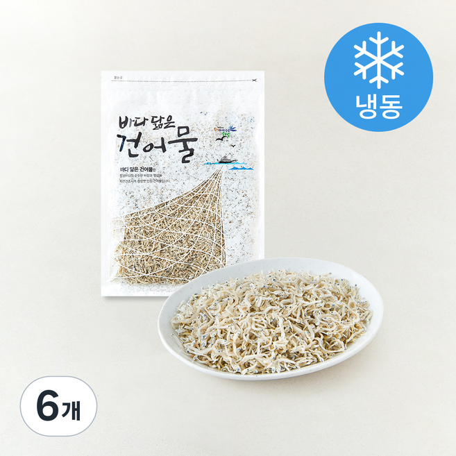 6위 - 완도건강해 볶음용 지리 멸치 (냉동), 6개, 150g