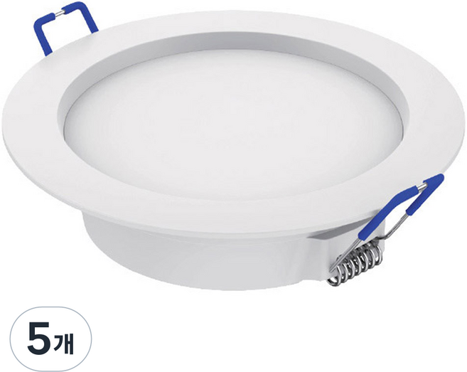 Lumitron LED 崁燈 嵌入式燈 9W, 燈泡色(黃光), 5個