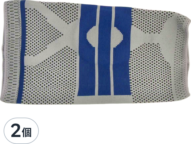 A-ZEAL 3D針織透氣高彈力減震護膝 SP7095, 灰藍色, 2個