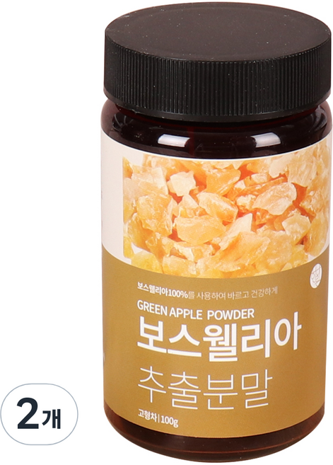 한바른식품연구소 보스웰리아 추출분말, 2개, 100g
