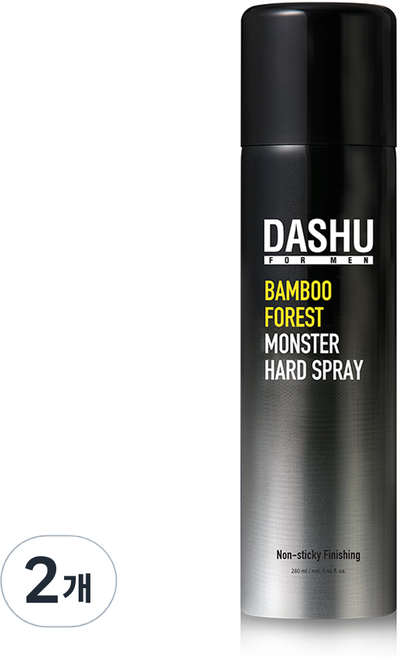 다슈 포맨 밤부 포레스트 몬스터 하드 헤어 스프레이, 280ml, 2개