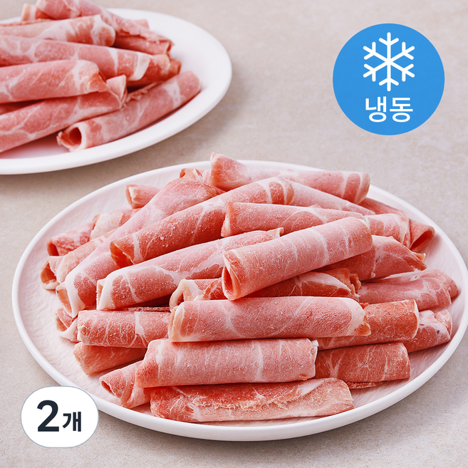 미트포유 덴마크 돌돌이 돼지목살 2mm (냉동), 3kg, 2개