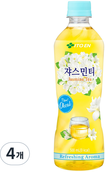 이토엔 자스민티, 4개, 500ml