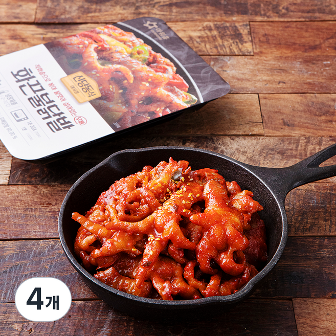 아워홈 화끈불닭발, 150g, 4개