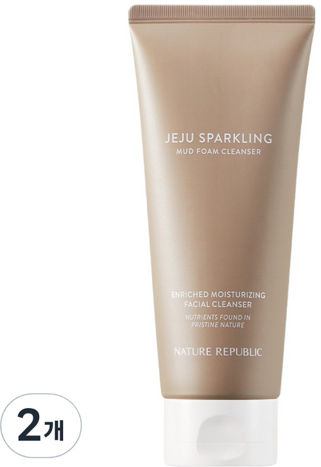 네이처리퍼블릭 제주 탄산 머드 폼클렌징, 150ml, 2개