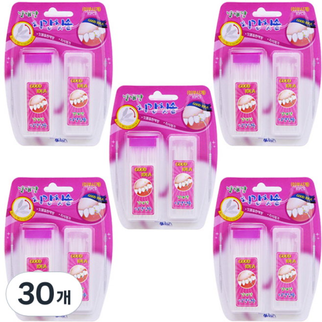 날개단 치간칫솔, 80개입, 30개