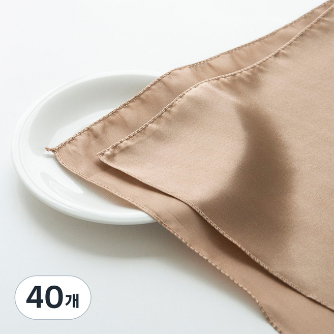 천가게 고급 선물 예단 답례품 명절 황금 공단보자기 90cm, 04 골드브라운, 40개