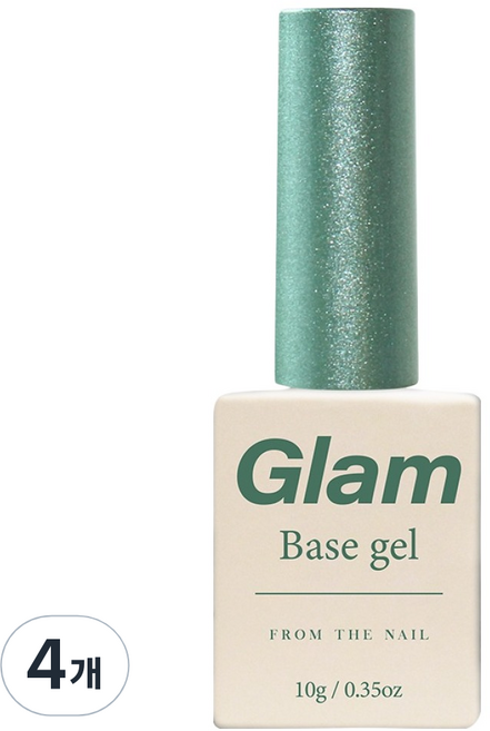 FROM THE NAIL GLAM 底層凝膠, 4個, 透明, 10g