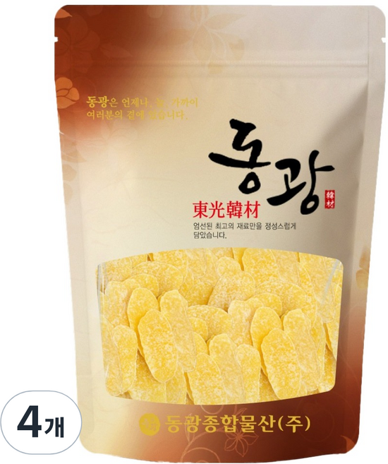 동광한방몰 생강편강, 500g, 4개