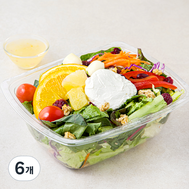 슬림쿡 리코타 과일 샐러드, 6개, 250g