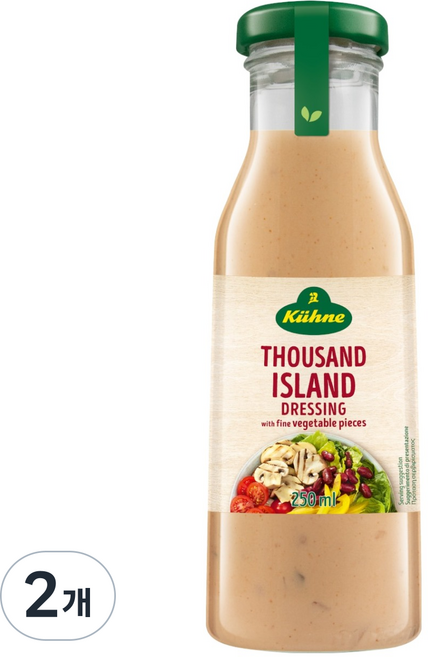 퀴네 싸우전드 아일랜드 드레싱, 2개, 250ml