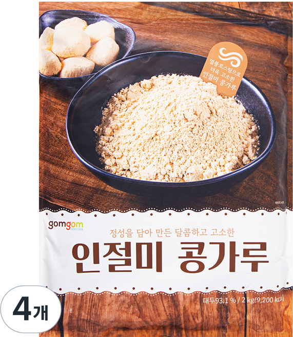 곰곰 인절미콩가루, 2kg, 4개