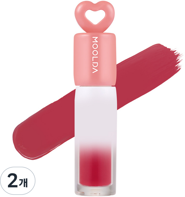 물다 러브 코어 타투 워터 틴트, WC10 눈내린석류차, 2개