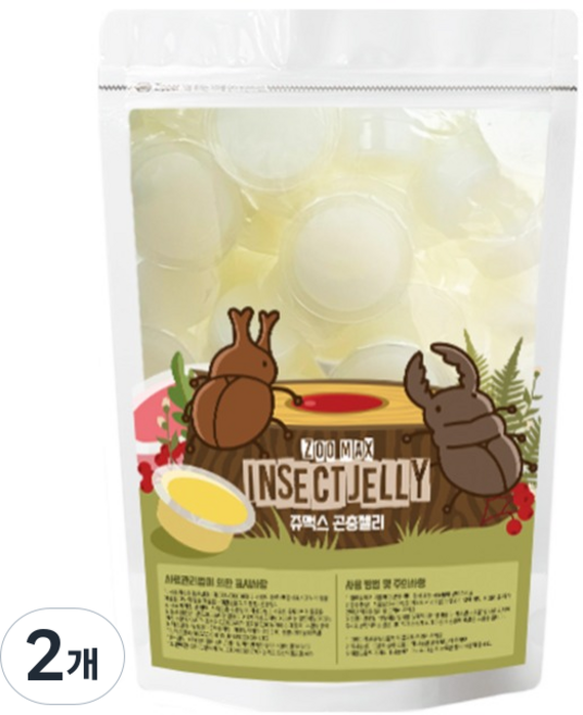 쥬맥스 곤충젤리, 바나나, 2개