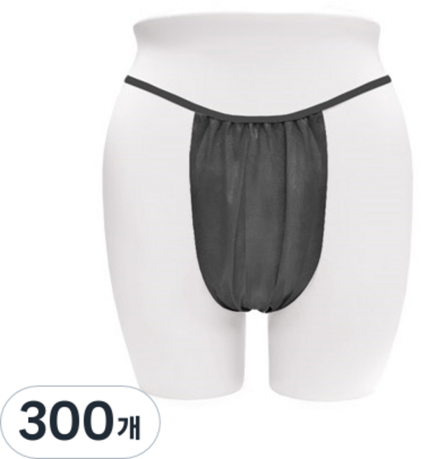 일회용 T팬티, 검정색, 300개