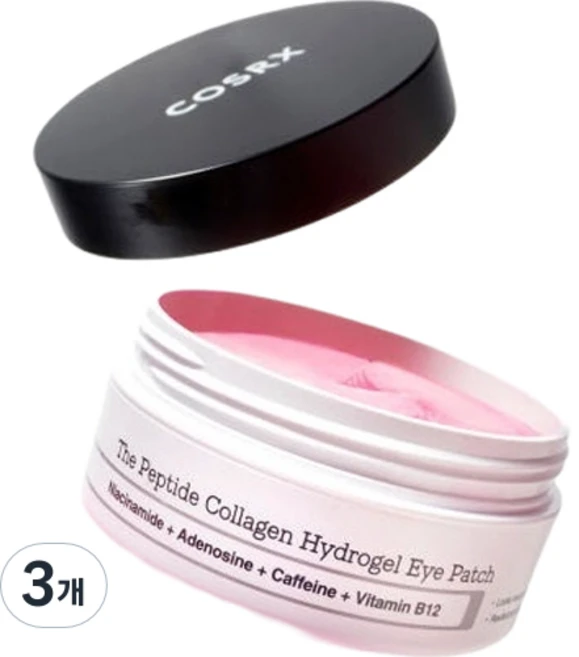 코스알엑스 더 펩타이드 콜라겐 하이드로겔 아이 패치 85g, 60개입, 3개 - 쿠팡