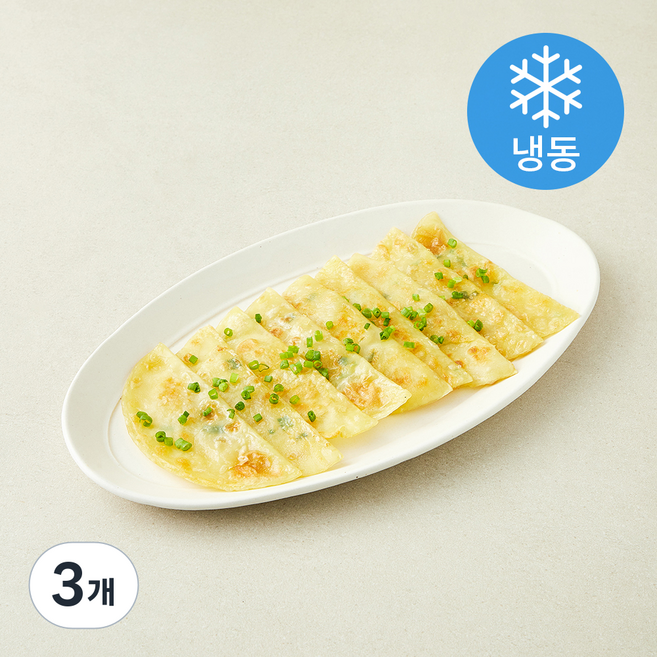 지엔씨푸드 대구 칠성야시장 납작만두 (냉동), 440g, 3개