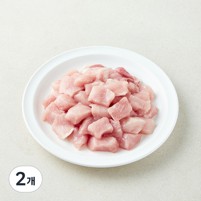 대성한돈 등심 카레용 (냉장), 2개, 300g