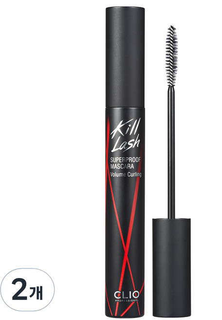 클리오 킬 래쉬 수퍼프루프 마스카라 7g, 02볼륨컬링, 2개
