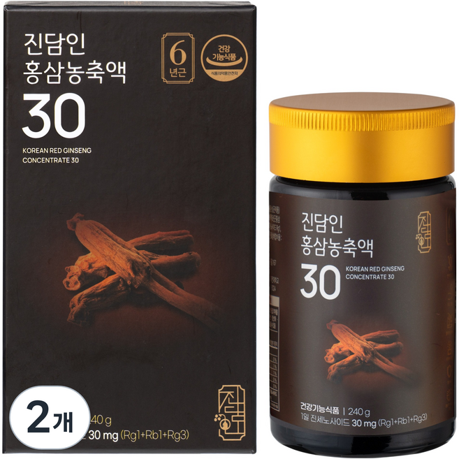 진담인 홍삼농축액 30, 240g, 2개