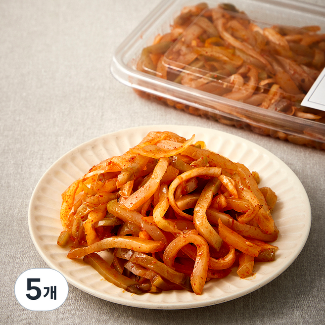 식탁위의사계 짜사이채무침, 150g, 5개
