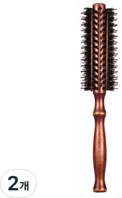 달모아 돈모 드라이 롤 헤어브러쉬 5호, 혼합색상, 2개