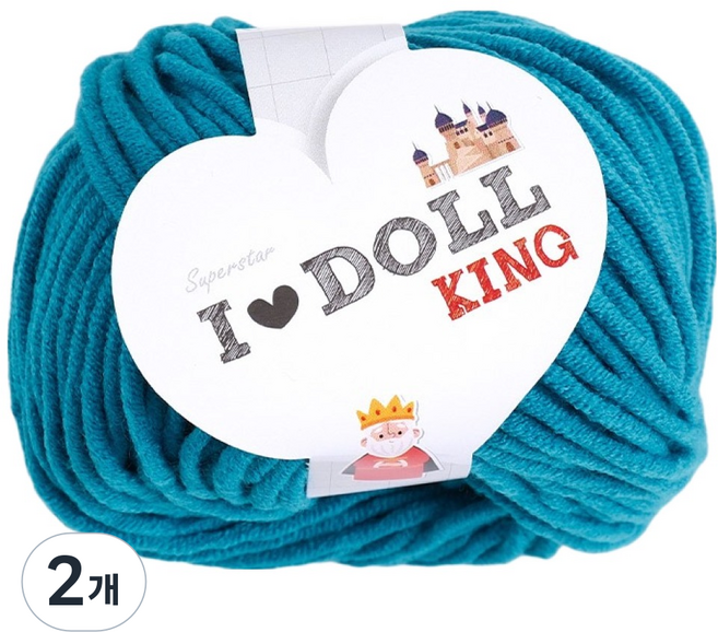 청송뜨개실 아이돌킹 뜨개실, 29 오션블루, 2개