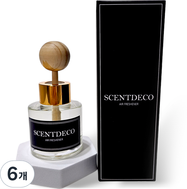 센트데코 방향제, 6개, 블랙베리 베이