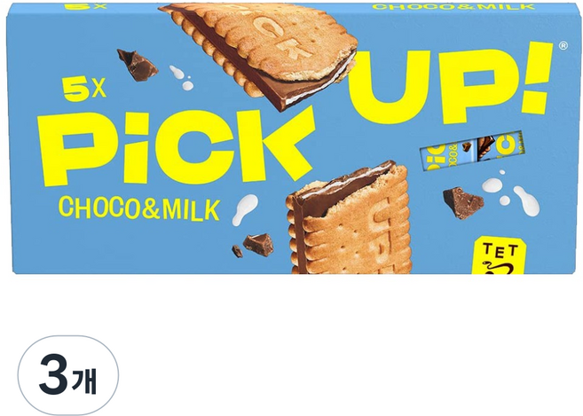 발센 픽업 초코 앤 밀크 5p, 3개, 140g