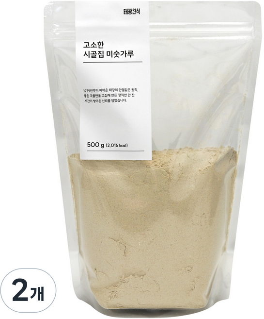 태광선식 고소한 시골집 미숫가루, 500g, 2개