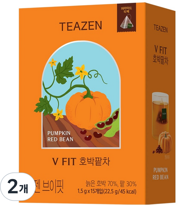 티젠 브이핏 호박팥차, 1.5g, 2개, 15개입