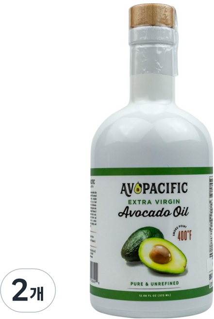 아보퍼시픽 엑스트라 버진 아보카도 오일, 2개, 375ml