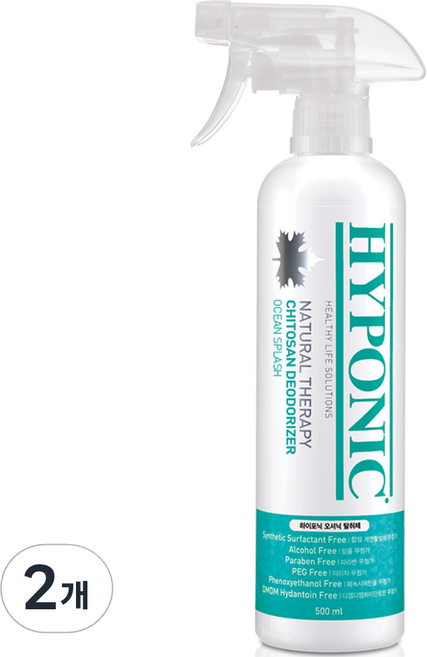 하이포닉 키토산 반려동물 탈취제 오셔닉향, 500ml, 2개
