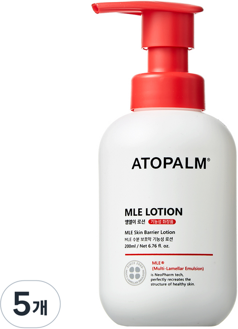 아토팜 MLE 유아로션, 200ml, 5개