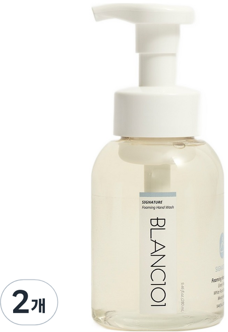 블랑101 포밍 핸드워시, 시그니처, 280ml, 2개