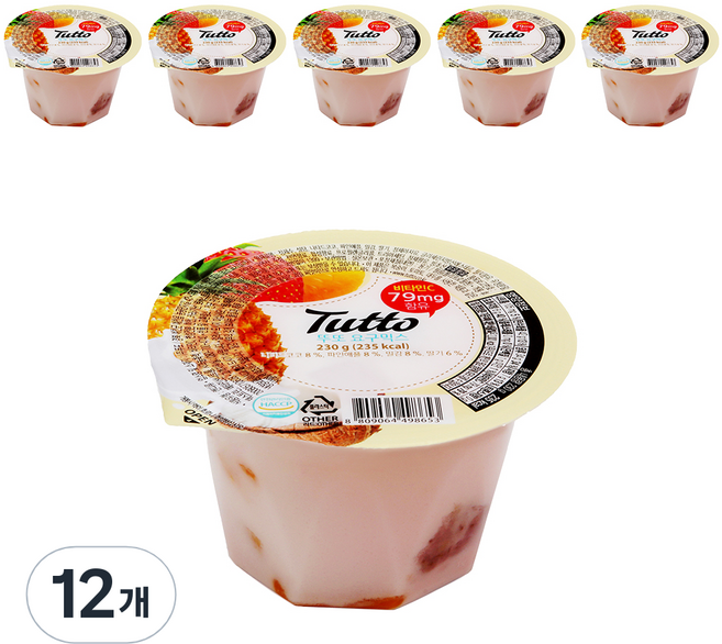 뚜또 요구믹스 젤리, 230g, 12개