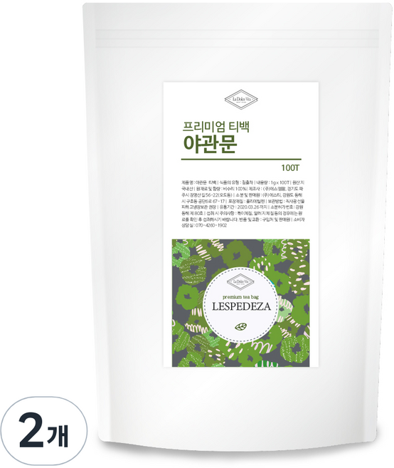 라돌체비타 야관문 삼각티백, 1.2g, 100개입, 2개