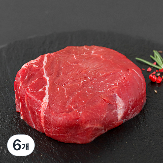 미트엔조이 호주산 안심 스테이크 (냉장), 150g, 6개