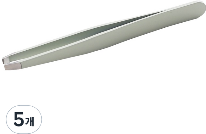 러비쉬 뷰티메이커 족집게 일자형, 5개, 민트