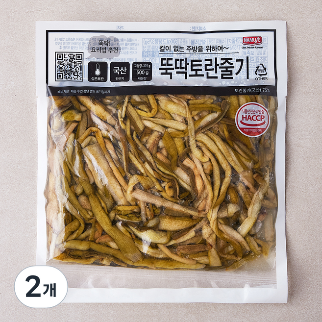 뚝딱 토란 줄기, 500g, 2개