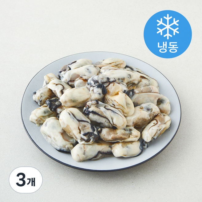 위드프레쉬 국내산 굴 (냉동), 3개, 350g