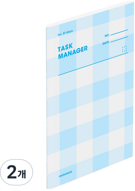 모트모트 태스크 매니저 31DAYS 스터디 플래너, 럭키 스퀘어, 2개