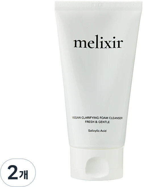 멜릭서 비건 클래리파잉 폼 클렌저, 2개, 100ml - 쿠팡