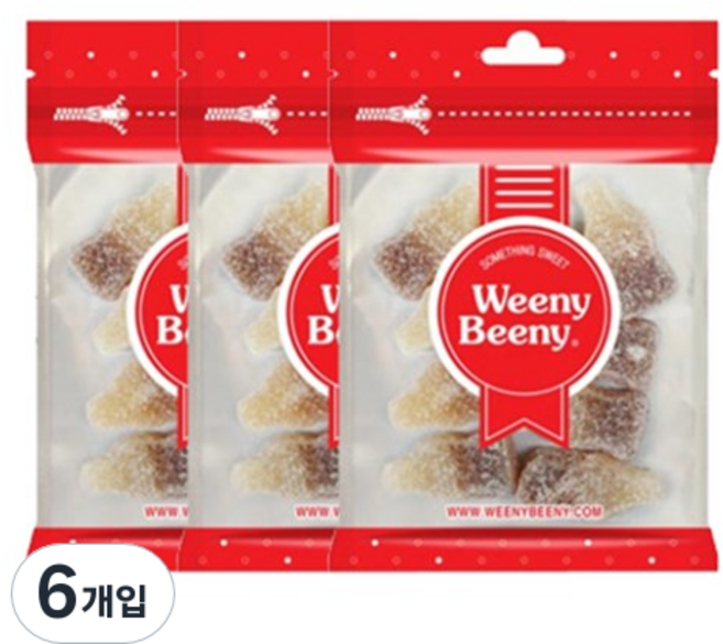 위니비니 사우어콜라바틀 구미, 50g, 6개