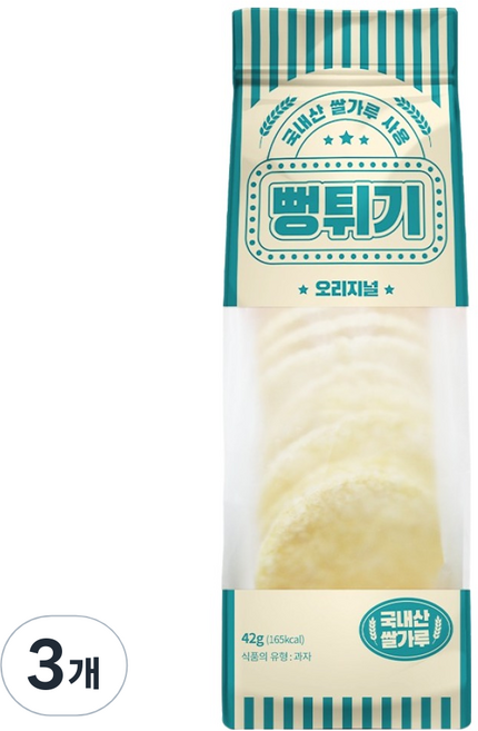 에이스엠앤티 뻥튀기 오리지널, 42g, 3개