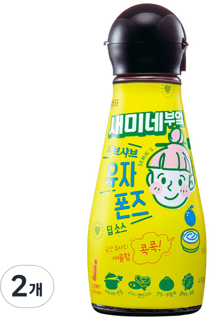 새미네부엌 샤브샤브 유자 폰즈 딥소스, 270g, 2개