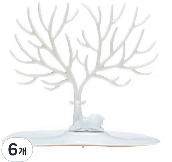 마이 디어 쥬얼리 장식대, 6개, 화이트